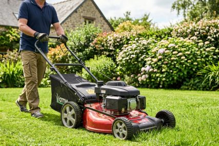 Tondeuse thermique gazon jardin