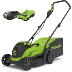 Tondeuse À Gazon sans fil Greenworks GD24LM33K2