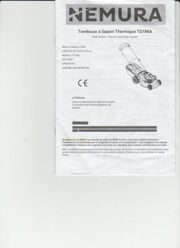 image client 2 Tondeuse Thermique Nemura Autotractée 196cm3