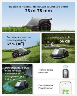 Image du fabricant 10 du eufy E18 Robot Tondeuse