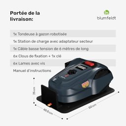 Image du fabricant 2 du Blumfeldt robot tondeuse gris