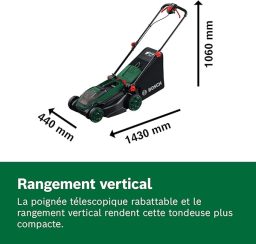 Image du fabricant 2 du Bosch Tondeuse Gazon ROTAK18V2-38
