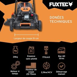 Image du fabricant 2 du FUXTEC Tondeuse Thermique FX-RM5170