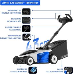 Image du fabricant 2 du Litheli Easysurge Tondeuse Gazon