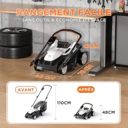 Image du fabricant 2 du Litheli Tondeuse à Gazon sans Fil