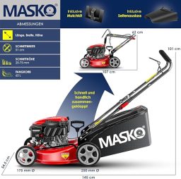 Image du fabricant 2 du MASKO® Tondeuse Essence 5 en 1