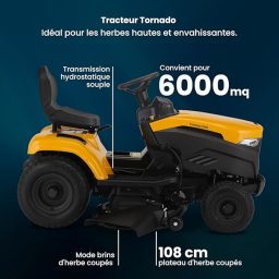 Image du fabricant 2 du STIGA Tornado 5108 tracteur jardin