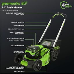 Image du fabricant 2 du Tondeuse Greenworks 60V brushless