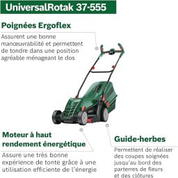Image du fabricant 3 du Bosch Tondeuse UniversalRotak 37