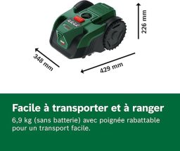 Image du fabricant 3 du Bosch Tondeuse Robot sans-Fil VISIMOW18V-100