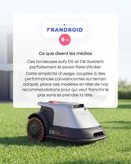 Image du fabricant 3 du eufy E18 Robot Tondeuse