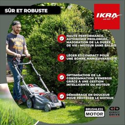 Image du fabricant 3 du IKRA 36V Tondeuse-mulcheuse compacte