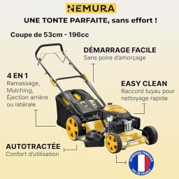 Image du fabricant 3 du Nemura Tondeuse Thermique Autotractée