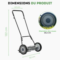 Image du fabricant 3 du Tondeuse pousse américaine 18 pouces