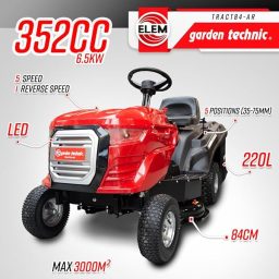 Image du fabricant 3 du Tracteur Tondeuse Elem Garden 352cc