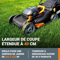 Image du fabricant 3 du WORX Tondeuse Gazon sans Fil