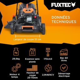 Image du fabricant 4 du FUXTEC Tondeuse Thermique Autotractée