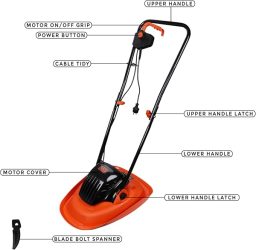 Image du fabricant 4 du Tondeuse filaire BLACK+DECKER 1200W