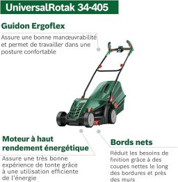 Image du fabricant 4 du Bosch Tondeuse UniversalRotak 34