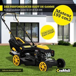 Image du fabricant 4 du Craftfull Tondeuse Gazon Thermique CR-196-30