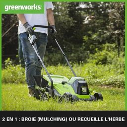 Image du fabricant 4 du Greenworks GD24LM33K2 tondeuse sans fil
