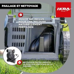 Image du fabricant 4 du IKRA 36V Tondeuse-mulcheuse compacte