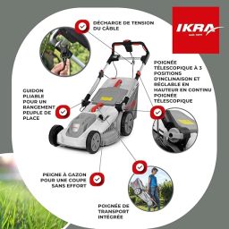 Image du fabricant 4 du IKRA Tondeuse électrique IERM 2043 T