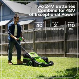 Image du fabricant 4 du Tondeuse Greenworks batterie 48V