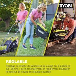Image du fabricant 4 du Tondeuse RYOBI sans fil 18V