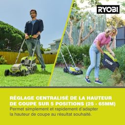 Image du fabricant 4 du Tondeuse sans Fil RYOBI 18V
