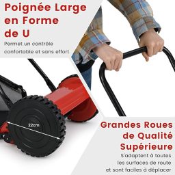 Image du fabricant 5 du COSTWAY tondeuse à gazon manuelle