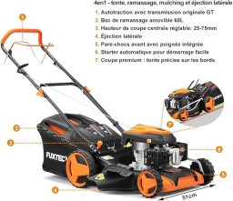 Image du fabricant 5 du FUXTEC Tondeuse Thermique FX-RM5196