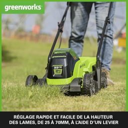 Image du fabricant 5 du Greenworks GD24LM33K2 tondeuse sans fil