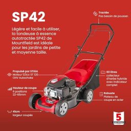 Image du fabricant 5 du Mountfield SP42 tondeuse thermique