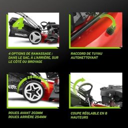 Image du fabricant 5 du Tondeuse GREENCUT GLM880X essence