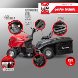 Image du fabricant 5 du Tracteur Tondeuse Elem Garden 352cc
