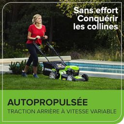 Image du fabricant 6 du Greenworks Tondeuse à Gazon Sans Fil