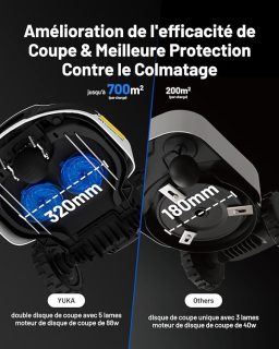 Image du fabricant 6 du MAMMOTION YUKA 3000 robot tondeuse