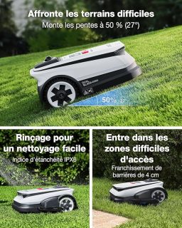 Image du fabricant 6 du Robot Tondeuse Ecovacs Goat A1600