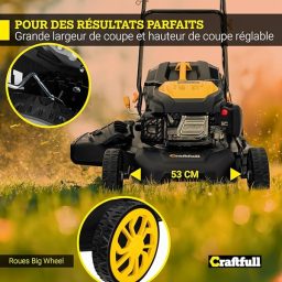 Image du fabricant 6 du Craftfull Tondeuse Gazon Thermique CR-196-30