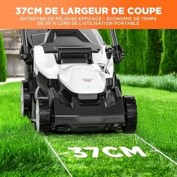 Image du fabricant 6 du Litheli Tondeuse à Gazon sans Fil