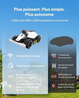 Image du fabricant 6 du MAMMOTION LUBA Mini robot tondeuse