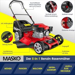 Image du fabricant 6 du MASKO® Tondeuse Essence 5 en 1