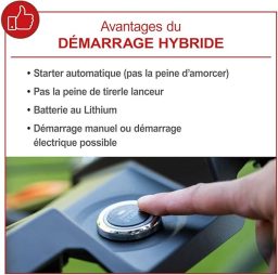 Image du fabricant 6 du Scheppach Tondeuse Gazon Hybride