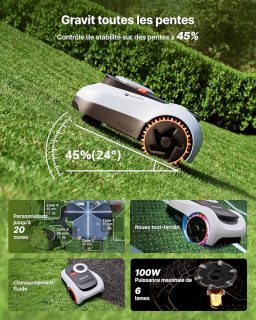 Image du fabricant 6 du Segway Navimow i208 LiDAR tondeuse
