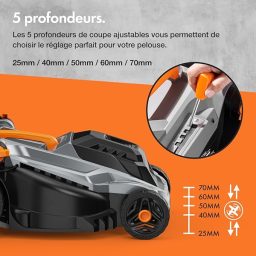 Image du fabricant 6 du Tondeuse VonHaus 1800W compacte