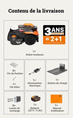 Image du fabricant 8 du Robot tondeuse WORX Vision Cloud