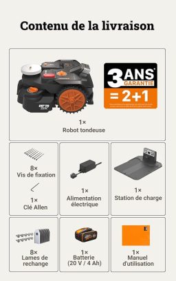 Image du fabricant 8 du Robot tondeuse WORX Vision Cloud