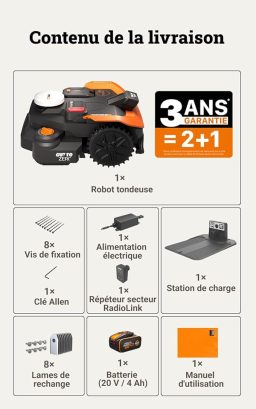 Image du fabricant 8 du Robot tondeuse WORX Vision Cloud