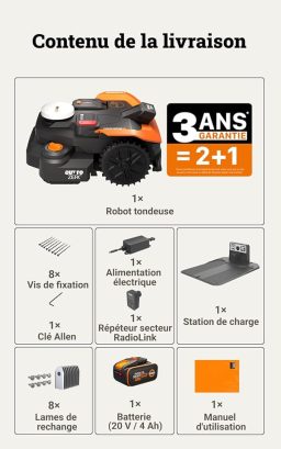 Image du fabricant 8 du Robot tondeuse WORX Vision